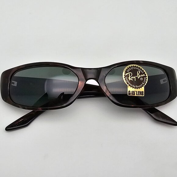 Ray-Ban B&L W1927 XWAO Tortoise Frame G-15 Green Glass Lens Cat Eye Sunglasses main image 14